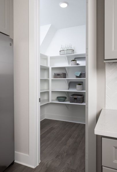 Representative furnished interior of a home built from the Mila by Tri Pointe Homes in Union Park, Little Elm (Image 7).