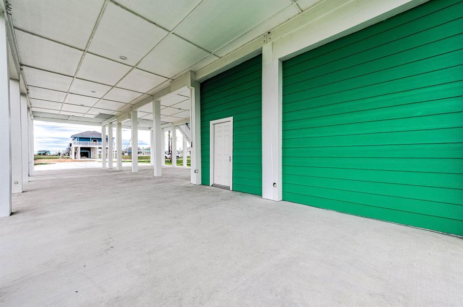 Exterior details and patio area of a home in , Galveston (Image 31). Exterior details and patio area of a home in , Galveston (Image 31).