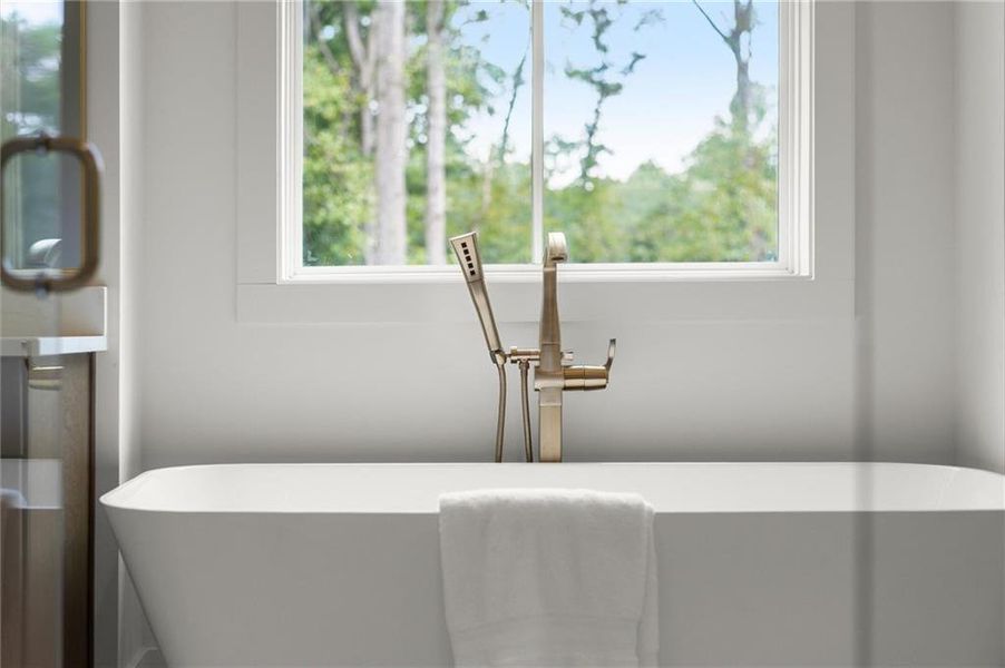Close-up of interior finishes inside a home in , Canton (Image 23).