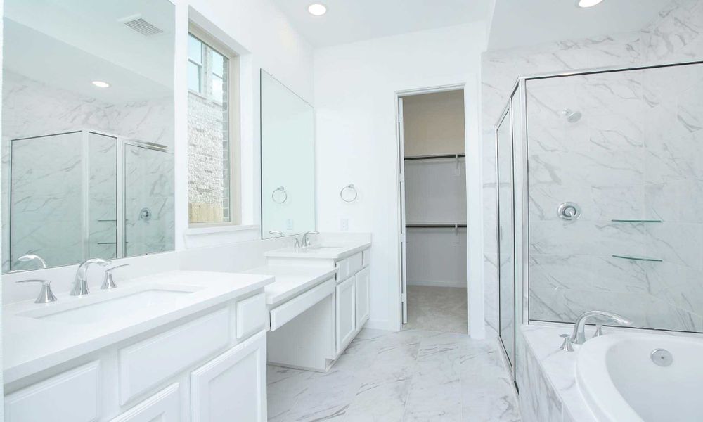 Representative Primary Bathroom - some options shown Representative Primary Bathroom - some options shown