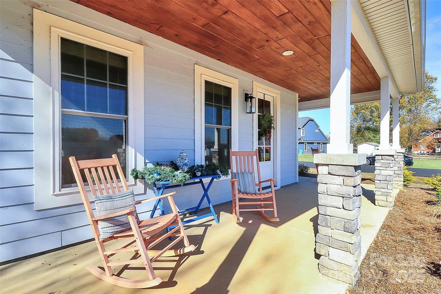 Exterior details and patio area of a home in , Albemarle (Image 23). Exterior details and patio area of a home in , Albemarle (Image 23).