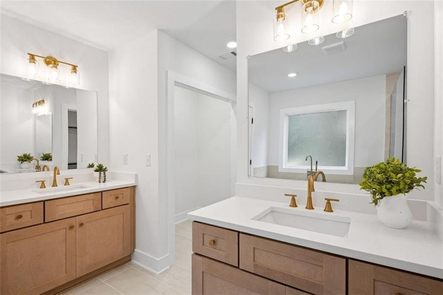 Furnished interior view inside a new home in , Atlanta (Image 5). Furnished interior view inside a new home in , Atlanta (Image 5).