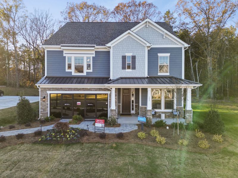 Representative exterior photo of a completed home built from the Waverly by Taylor Morrison in Walden, Huntersville, NC (Image 19).