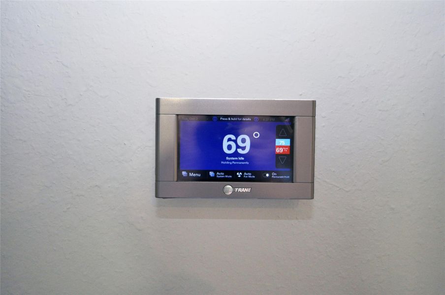 Trane smart thermostat. Trane smart thermostat.