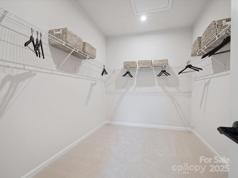Generously Sized Walk-In Closet Generously Sized Walk-In Closet
