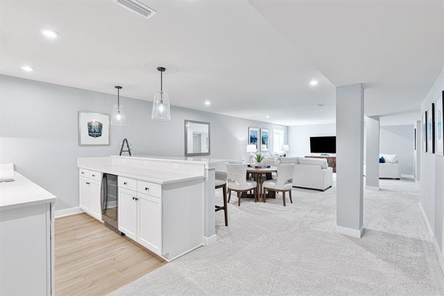 Representative furnished interior of a home built from the Anderson by Ryan Homes in Canterbrook Farms, Fountain Inn (Image 45).