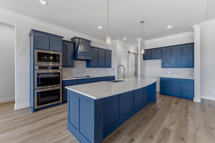 Furnished interior view inside a new home in Eagle Ridge Estates, Weatherford (Image 10).