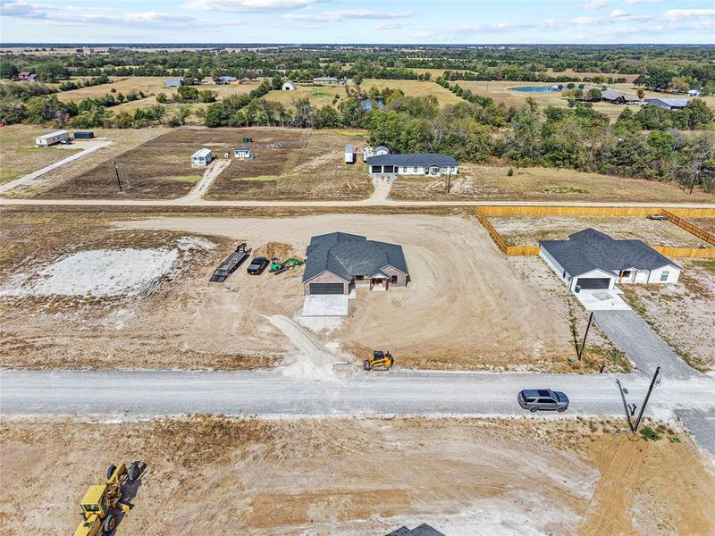 In-progress construction of a new home in , Brookston, TX (Image 33).