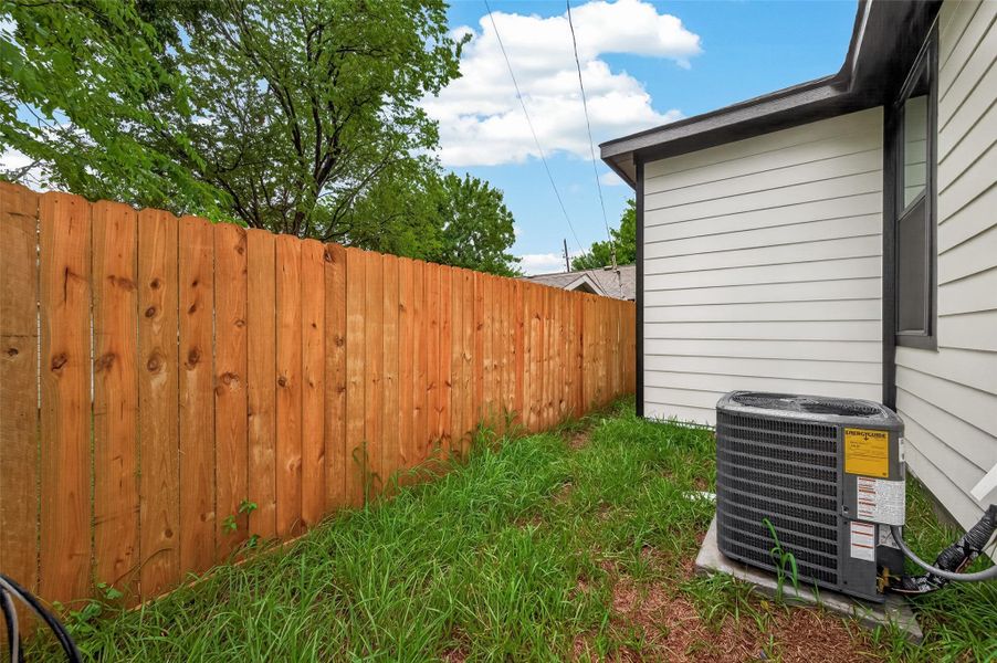 Exterior details and patio area of a home in , Houston (Image 24). Exterior details and patio area of a home in , Houston (Image 24).