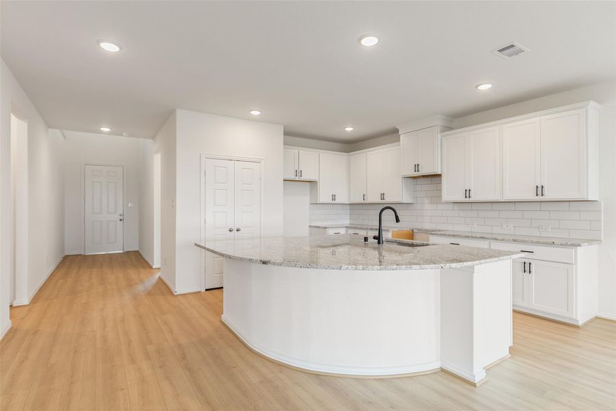 Furnished interior view inside a new home in Creekhaven, Iowa Colony (Image 17). Furnished interior view inside a new home in Creekhaven, Iowa Colony (Image 17).