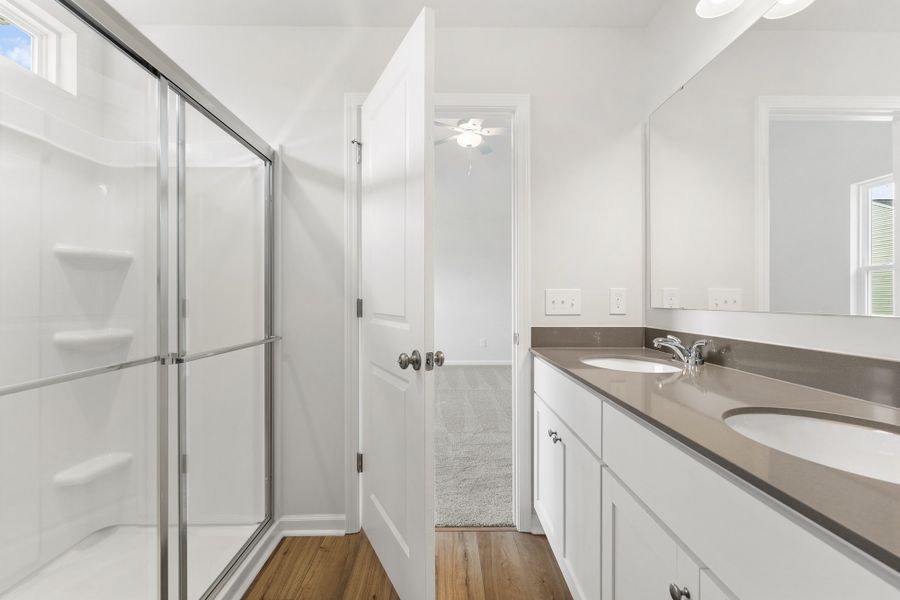 Furnished interior view inside a new home in Mayfair Village, Spartanburg (Image 9). Furnished interior view inside a new home in Mayfair Village, Spartanburg (Image 9).