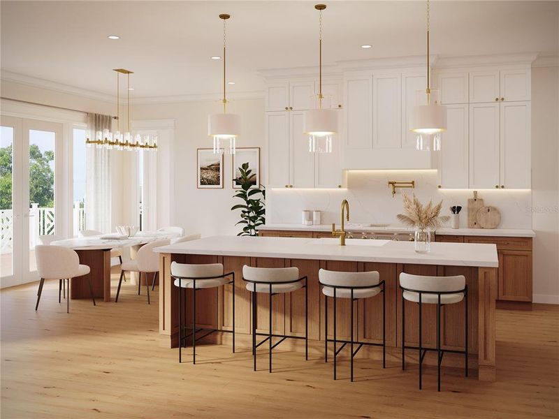 Furnished interior view inside a new home in , Tampa (Image 5). Furnished interior view inside a new home in , Tampa (Image 5).