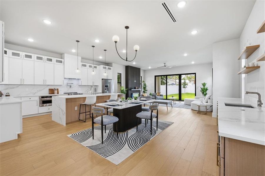Furnished interior view inside a new home in , Tampa (Image 5).