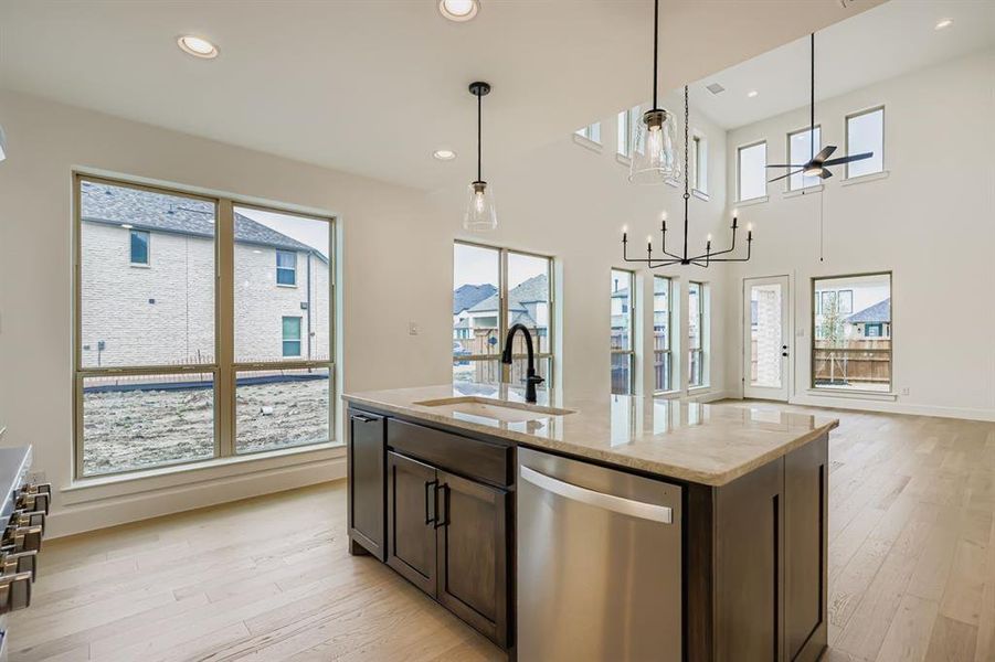 Furnished interior view inside a new home in Mosaic 40s, Celina (Image 12).