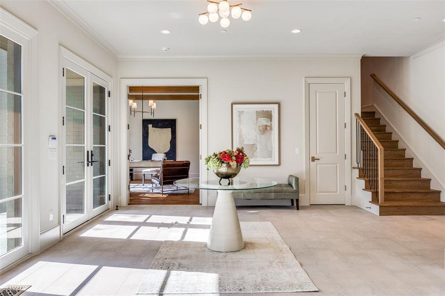 Furnished interior view inside a new home in , University Park (Image 12). Furnished interior view inside a new home in , University Park (Image 12).