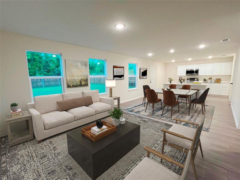Furnished interior view inside a new home in Labein Villas, Greenville (Image 6).