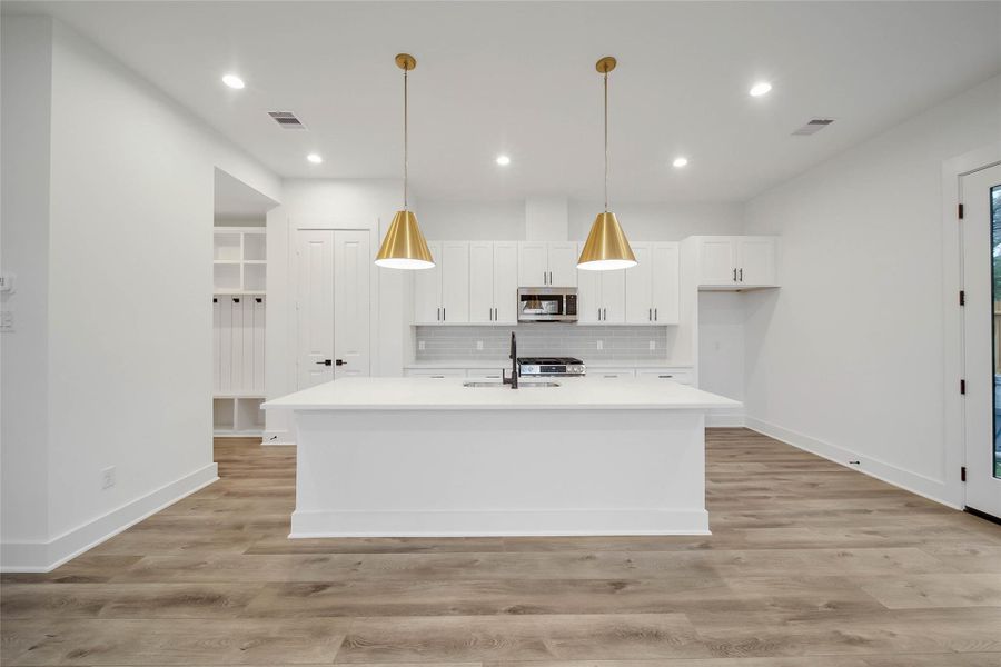 Furnished interior view inside a new home in , Houston (Image 12).