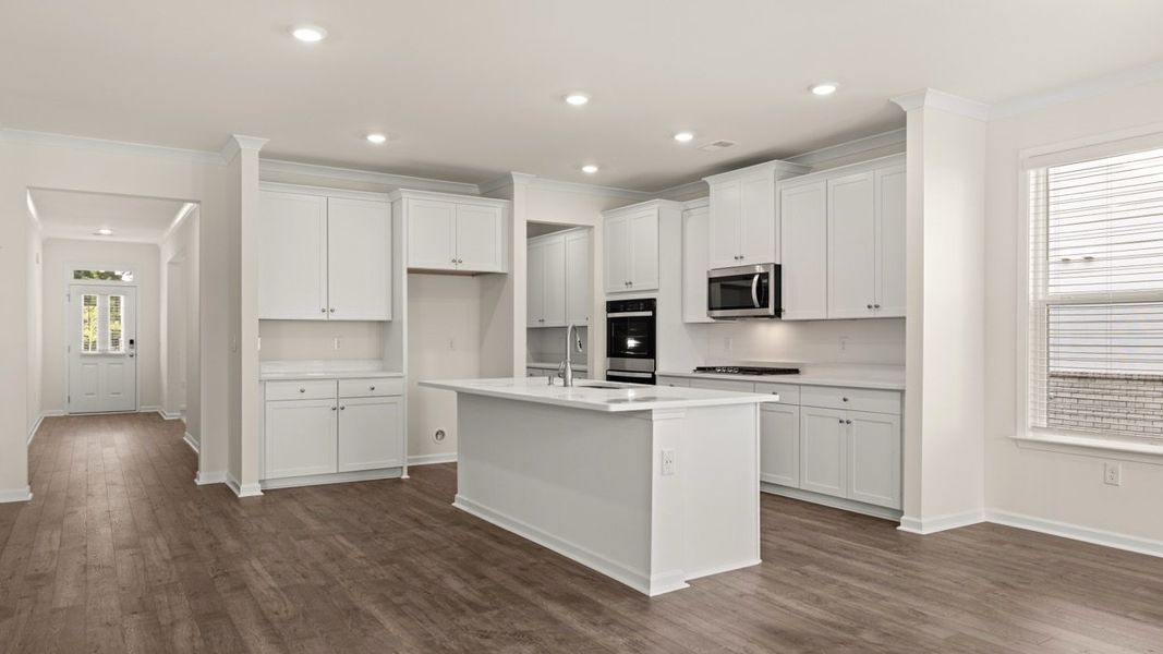 Representative furnished interior of a home built from the Hampshire by D.R. Horton in The Gates at Pates Creek, Hampton (Image 6). Representative furnished interior of a home built from the Hampshire by D.R. Horton in The Gates at Pates Creek, Hampton (Image 6).