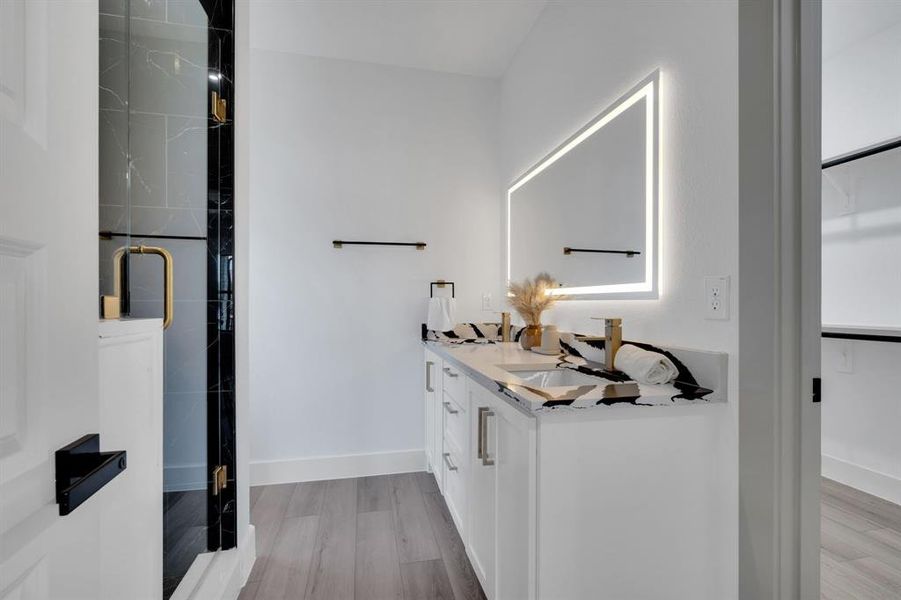 Furnished interior view inside a new home in , Hillsboro (Image 8).