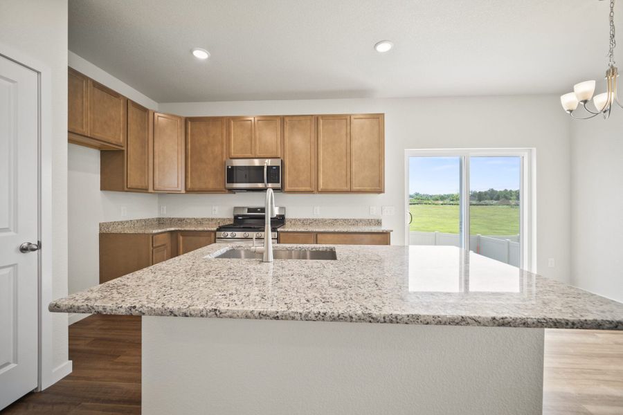 Representative furnished interior of a home built from the Fir by View Homes in Aspen Ranch, Fountain (Image 7).