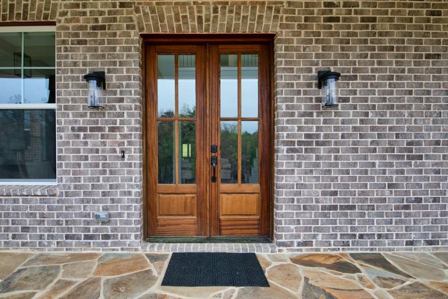 Exterior details and patio area of a home in , Dacula (Image 29).