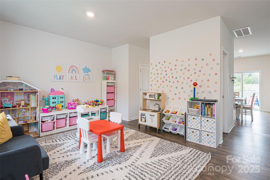 Playroom, could be an office, dining room, den, ect...