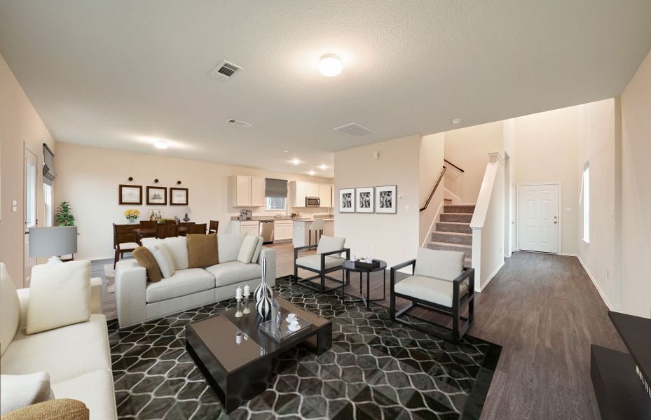 Representative furnished interior of a home built from the Camelia by Centex in Arboretum Estates, Terrell (Image 7).
