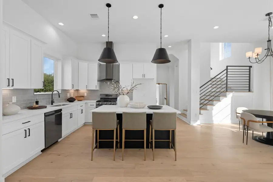Furnished interior view inside a new home in , Houston (Image 41).