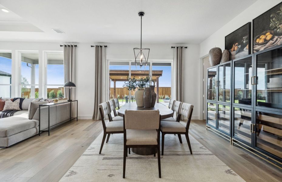 Representative furnished interior of a home built from the Reverence by Del Webb in Del Webb Sonoma Verde, Rockwall (Image 6).