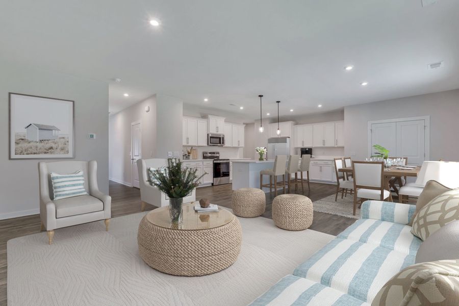Representative furnished interior of a home built from the The Tyndall by Stanley Martin Homes in Bridgeport Single Family Homes, Greenville (Image 13).