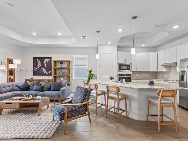 Furnished interior view inside a new home in , Punta Gorda (Image 14).