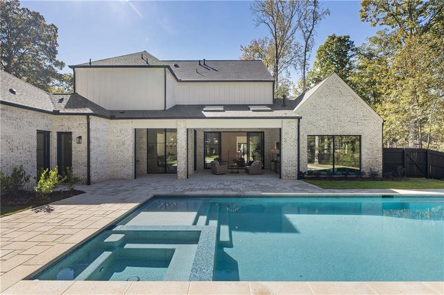 Exterior details and patio area of a home in , Alpharetta (Image 44).