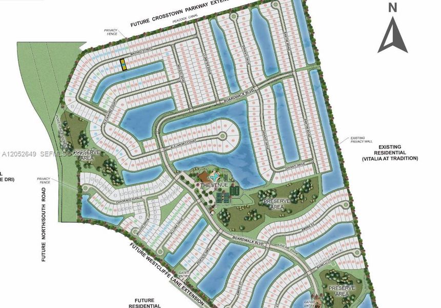 13402 SW Mazzano Street Site Map