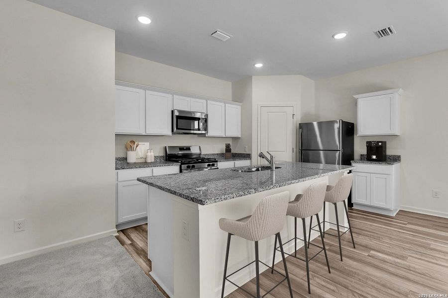 Furnished interior view inside a new home in Saddlebrook Ranch, Schertz (Image 10).