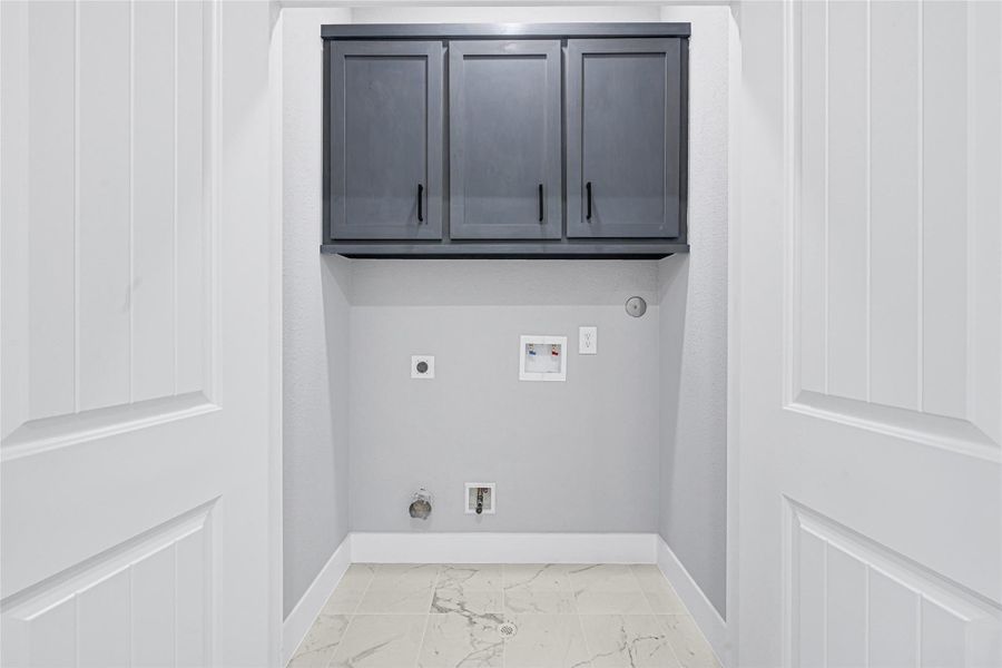 Utility closet on the second floor