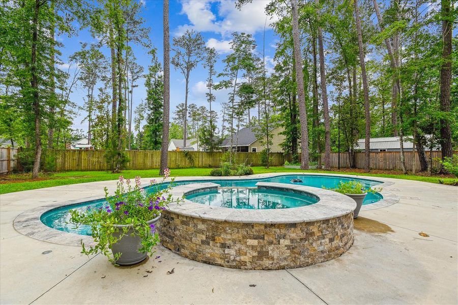 Exterior details and patio area of a home in , Summerville (Image 22). Exterior details and patio area of a home in , Summerville (Image 22).
