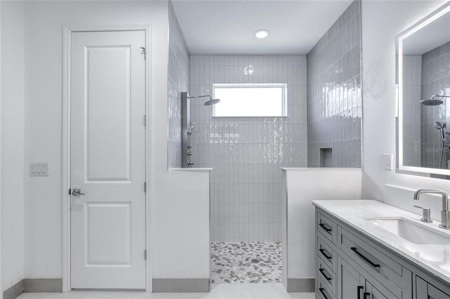 Furnished interior view inside a new home in , Daytona Beach (Image 21).