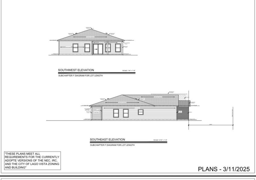 Exterior rendering of this home design in , Lago Vista, TX (Image 6).