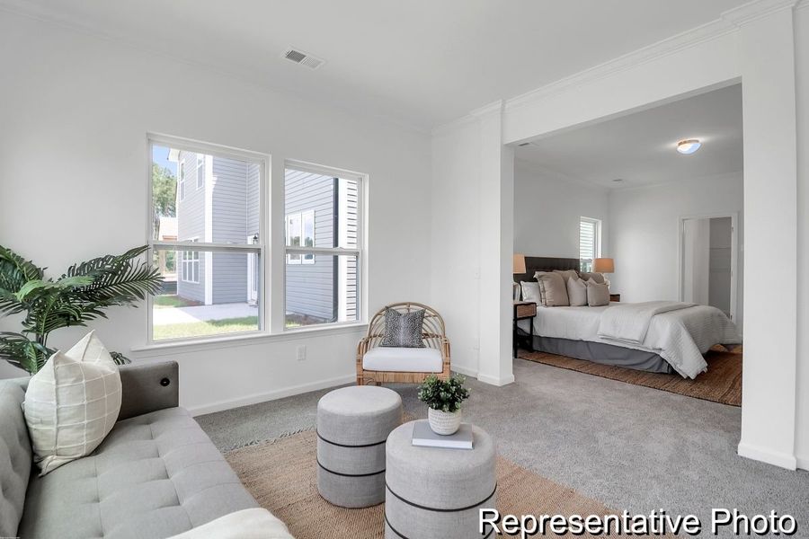 Furnished interior view inside a new home in Nathans Ridge, Lillington (Image 23).