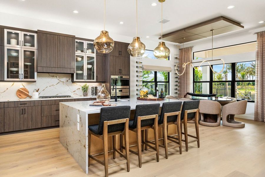 Representative furnished interior of a home built from the Savannah by GL Homes in Valencia Del Mar (55+), Boynton Beach (Image 7).