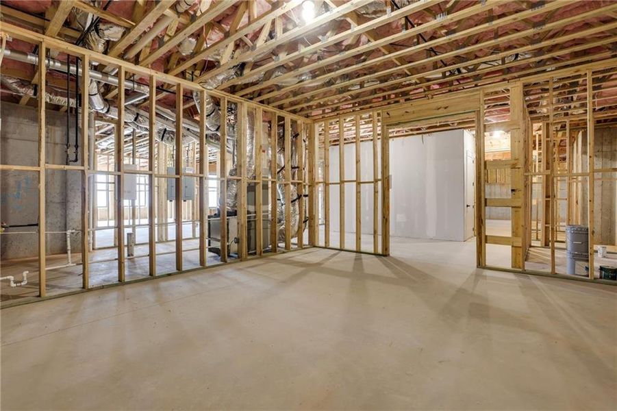In-progress construction of a new home in , Milton, GA (Image 74).