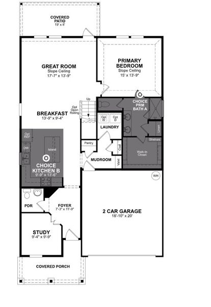 2D floor plan layout of this home in Hunter's Ranch, San Antonio, TX (Image 2). 2D floor plan layout of this home in Hunter's Ranch, San Antonio, TX (Image 2).