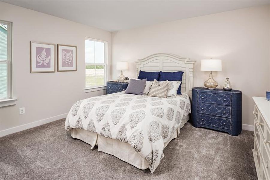 Representative furnished interior of a home built from the York by Ryan Homes in Windsor Estates, Walhalla (Image 15).