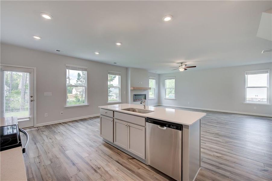 Furnished interior view inside a new home in Westminster, Covington (Image 4).