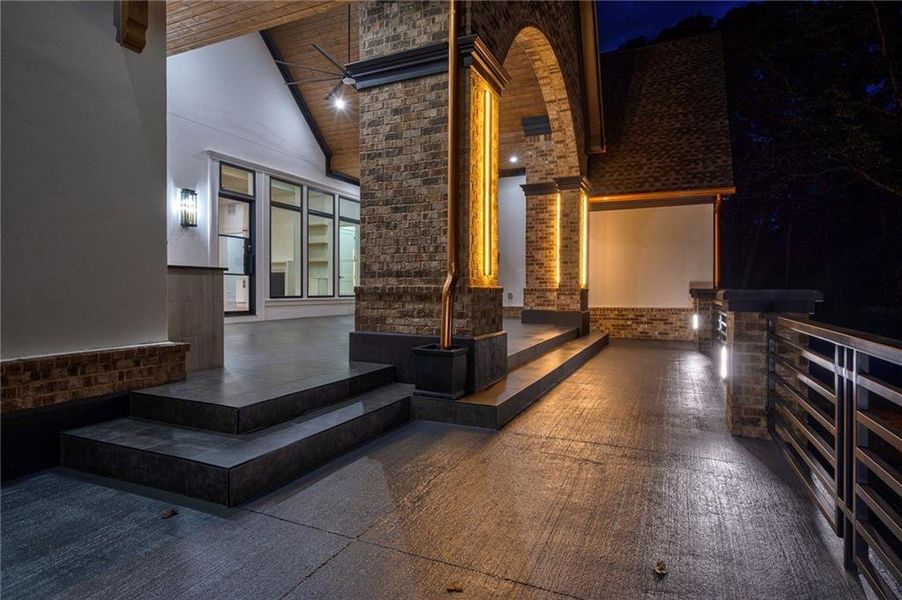 Exterior details and patio area of a home in , Loganville (Image 48). Exterior details and patio area of a home in , Loganville (Image 48).