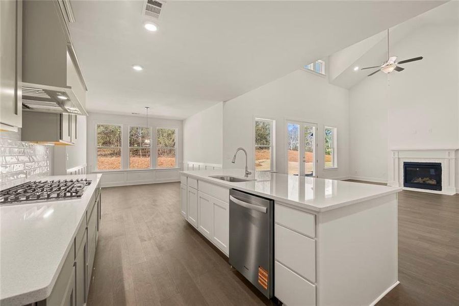 Furnished interior view inside a new home in , Gainesville (Image 8).