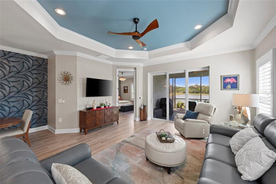 Furnished interior view inside a new home in , Sarasota (Image 29).