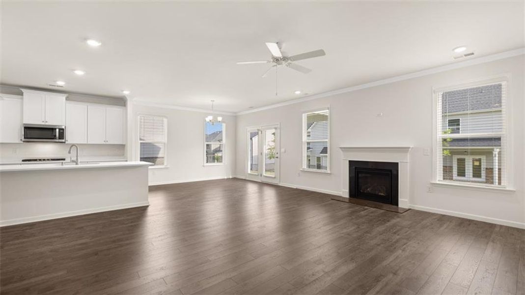 Spacious, unfurnished interior of a new home in The Gates at Pates Creek, Hampton (Image 28).
