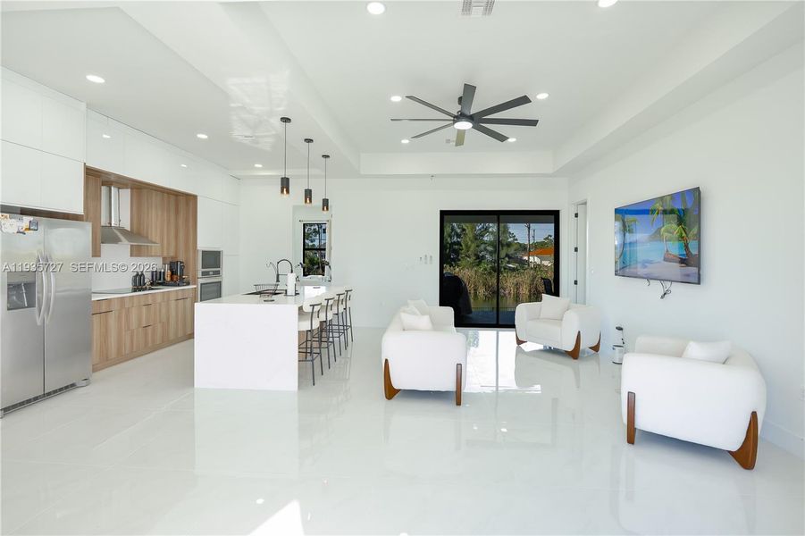Furnished interior view inside a new home in , Cape Coral (Image 10).