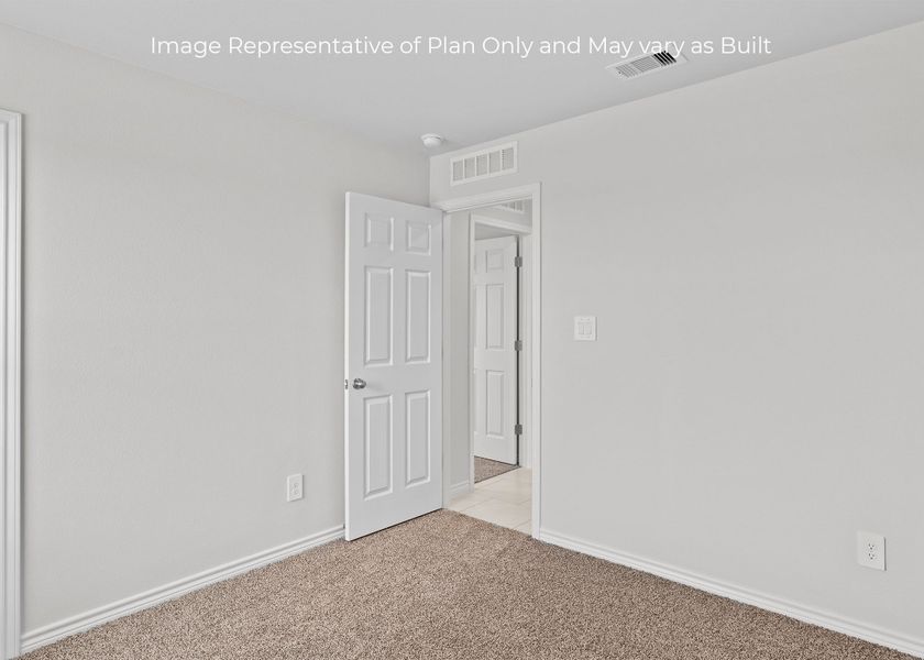 Representative unfurnished interior of a home built from the Fargo by D.R. Horton in London Towne, Corpus Christi (Image 25). Representative unfurnished interior of a home built from the Fargo by D.R. Horton in London Towne, Corpus Christi (Image 25).